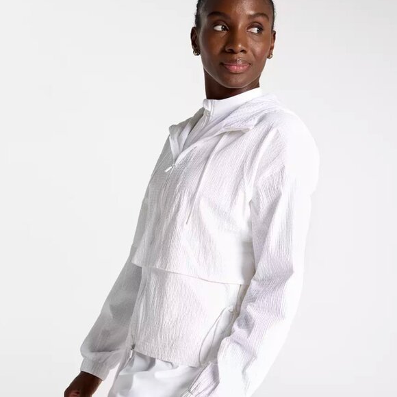 Calia Women's Performance Run Jacket in Pure White size XL NWT - Picture 1 of 8